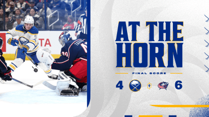 at the horn recap buffalo sabres columbus blue jackets october 17 2024