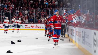 Texier's first NHL hat trick