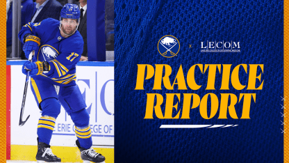 buffalo sabres practice updates jason zucker