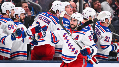 NYR@CBJ: Zibanejad scores goal against Jet Greaves