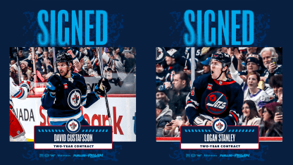 Jets sign Gustafsson and Stanley to two-year contract extensions