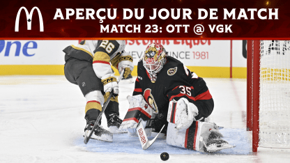 Les Sénateurs débarquent à Vegas alors que le voyage se poursuit