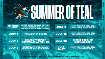 July Summer of Teal