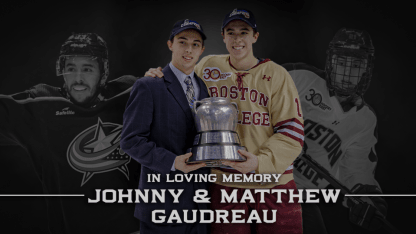 blue jackets candlelight vigil in remembrance of johnny matthew gaudreau