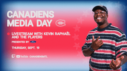 Canadiens Media Day Livestream returns Thursday