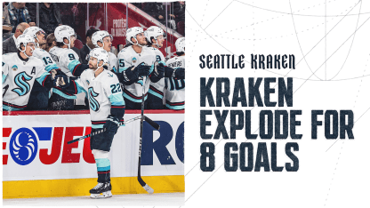 Kraken 💥 for 8 goals against Montreal