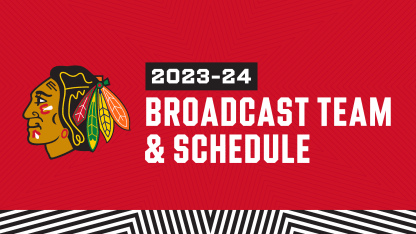 RELEASE: Blackhawks Announce Broadcast Team and 2023-24 Broadcast Schedule