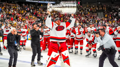 Canes' Stanley Cup Handoff Goes From Staal To Andersen