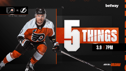5 Things: Flyers @ Lightning