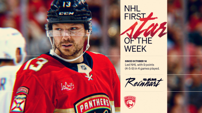 Super Sam: Reinhart named 1st Star of the Week