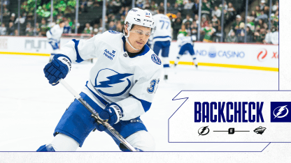 The Backcheck: Lightning drop late night matchup in Minnesota