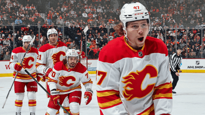 Flames Offence Explodes In Win Over Flyers