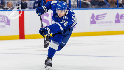 Emil Lilleberg continues growth in second full Tampa Bay Lightning season as team fights injuries