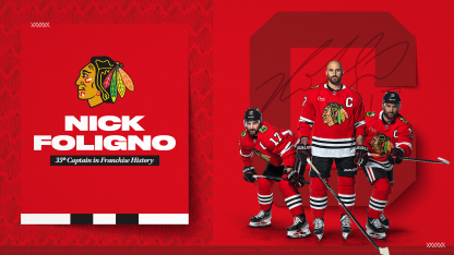 RELEASE: Nick Foligno Named as 36th Captain in Blackhawks Franchise History