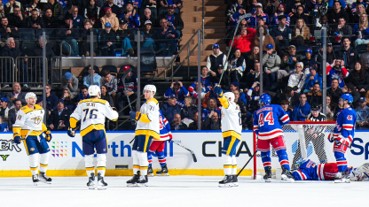 Wood's first career hat trick