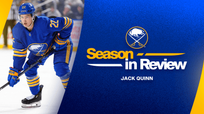buffalo sabres jack quinn 2024-25 season recap season in review stats highlights