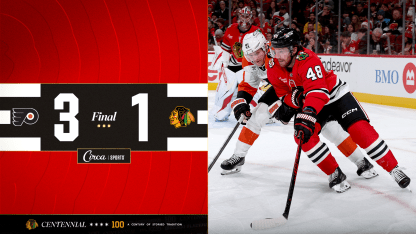 Philadelphia Flyers Chicago Blackhawks game recap December 23 2025