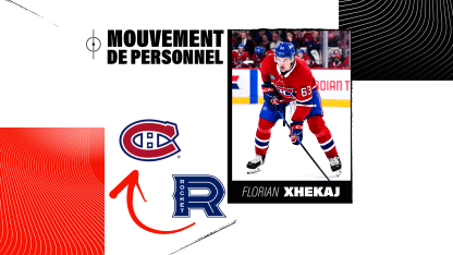Florian Xhekaj rappelé du Rocket de Laval