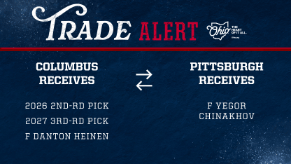 CBJ trade Chinakhov for two draft picks and Danton Heinen 