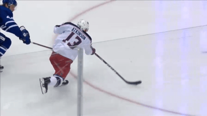 Atkinson marque d'un tir parfait