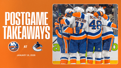 Takeaways: Duclair Scores Twice, Isles Beat Canucks 4-3