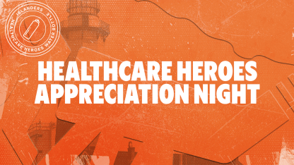 <center><h3 class="promoTitle">Healthcare Heroes Appreciation Night</h3><p class="promoGameDetails">vs. DAL | Sunday, Feb. 23 | 7:30 PM</p></center>