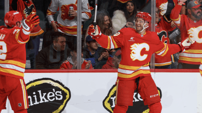 Huberdeau's Four Points Powers Flames To Win