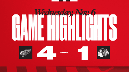 Game Highlights: Blackhawks vs. Red Wings