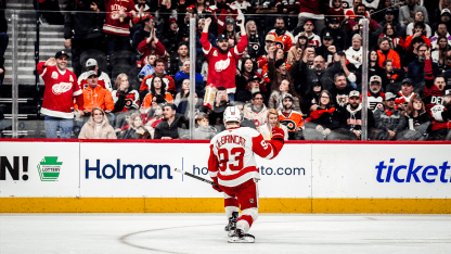 DET@PHI: DeBrincat scores PPG against Samuel Ersson