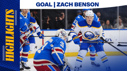 Benson | Goal at NYR