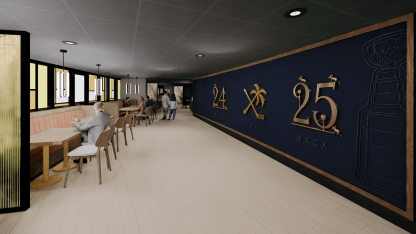 Champions Entrance accent wall (1)