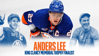 Lee named finalist  for King Clancy Memorial trophy