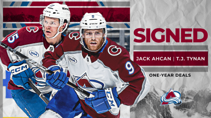 Avalanche Signs Tynan, Ahcan