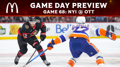 Sens look to bounce back on home ice against Islanders