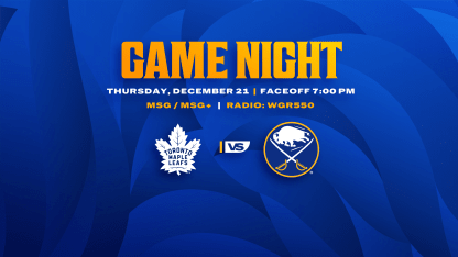 December 21 BUF GAME NIGHT