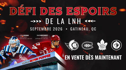 Les billets pour le Défi des espoirs sont en vente maintenant!