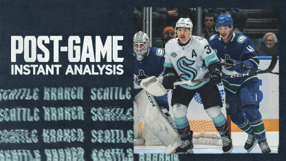postgame instant analysis seattle kraken at vancouver canucks november 18