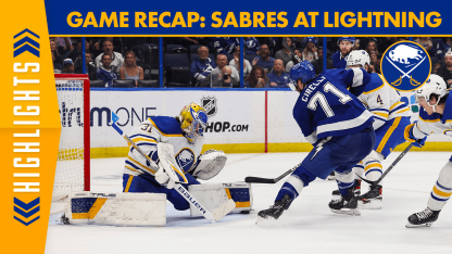 Game Recap: Sabres at Lightning