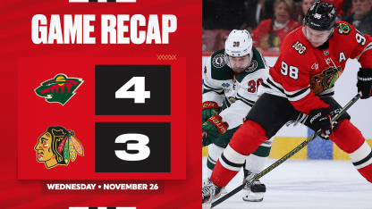 Game Highlights | Blackhawks vs. Wild