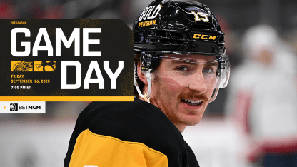 Penguins Preseason Lineup Versus Red Wings (09.26.25)