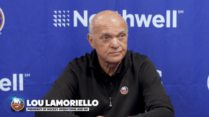 Lou Lamoriello Availability: 9/13