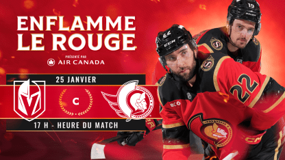 Golden Knights de Vegas c. Sénateurs d'Ottawa