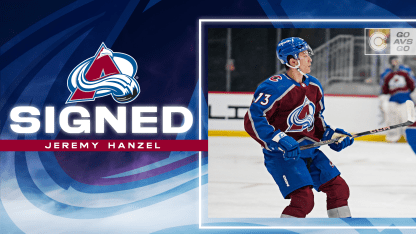 Avalanche Sign D Jeremy Hanzel to Entry Level Contract