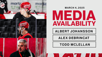 Albert Johansson, Alex DeBrincat, Todd McLellan Media