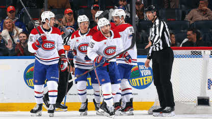 MTL@NYI: Newhook scores goal against Ilya Sorokin