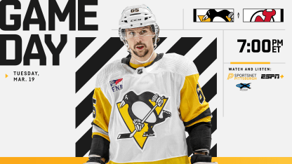 Game Preview: Penguins at Devils (03.19.24)