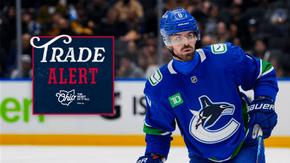blue jackets acquire forward conor garland from vancouver
