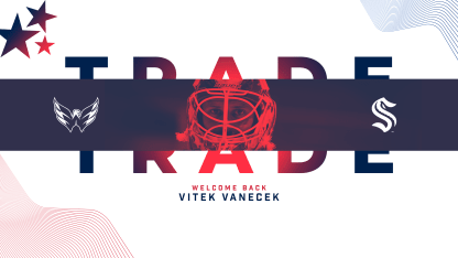 Capitals Acquire Vitek Vanecek from Seattle for a 2023 Second Round Draft Pick