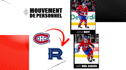 Joshua Roy et Marc Del Gaizo cédés au Rocket de Laval