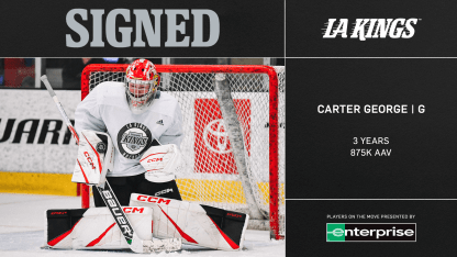 Kings-Sign-Goaltender-Carter-George-To-Entry-Level-Contract